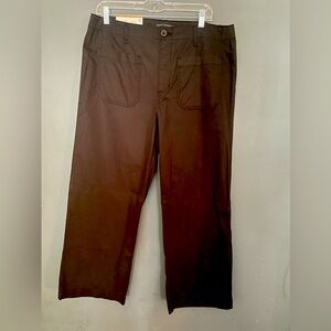 Social standard by Sanctuary Juliet Twill crop,high-rise strait-wide leg pant.